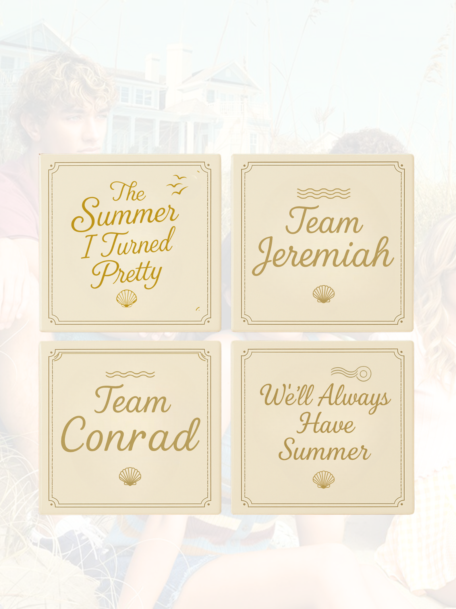 The Summer I turned Pretty Coaster Set with TapPlay™