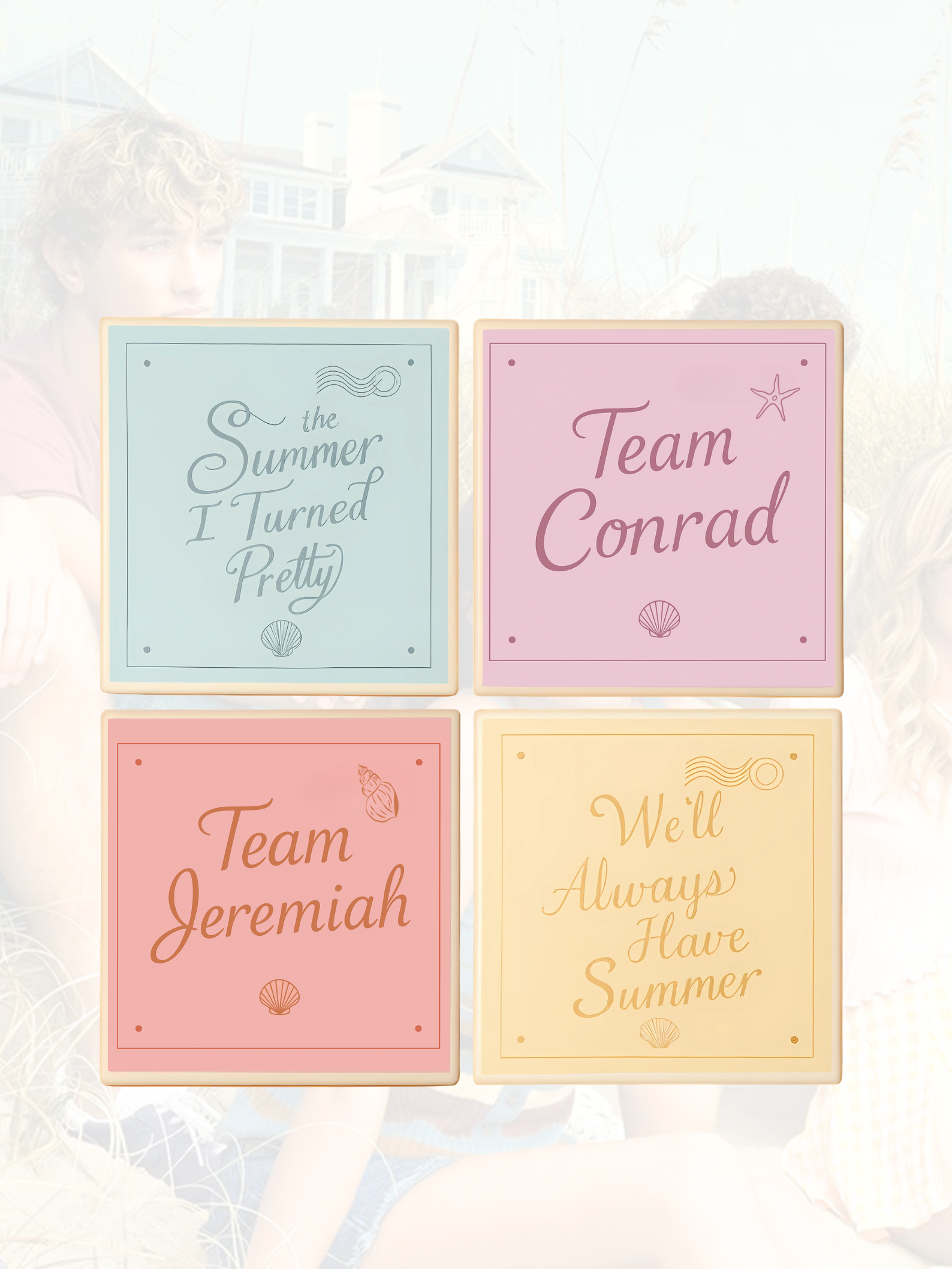 The Summer I turned Pretty Coaster Set with TapPlay™